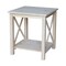 International Concepts Rectangle Hampton End Table, 22 W, 22 L, 25 in H, Wood, Unfinished OT-70E - alternate 1
